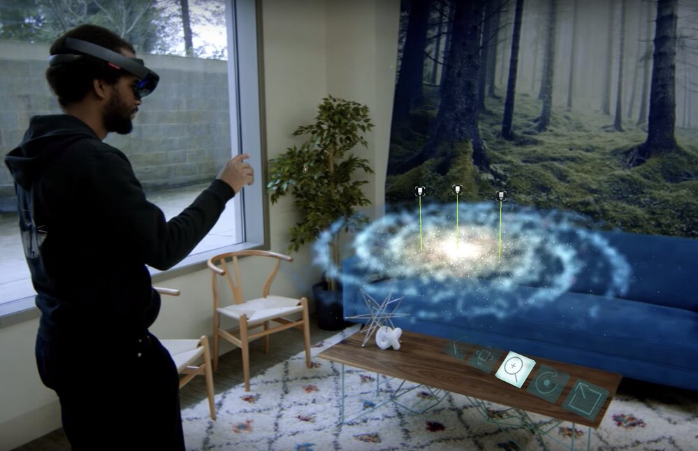 HoloLens Galaxy Explorer