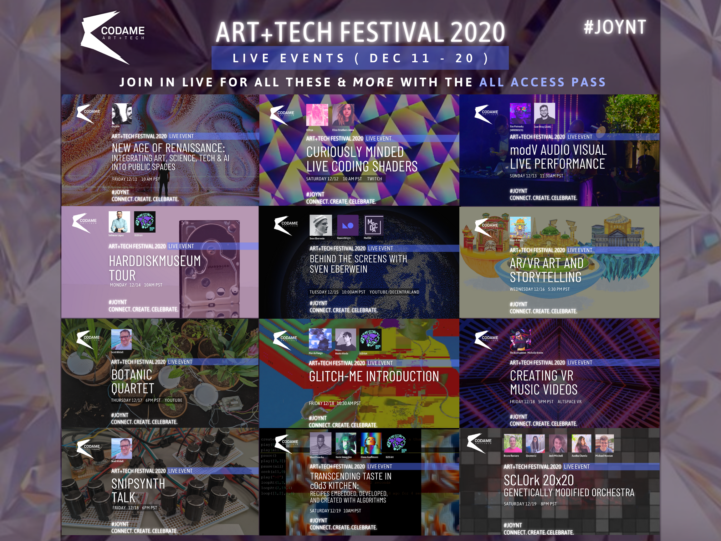 Live Events @ ART+TECH Festival 2020 /// JOYNT