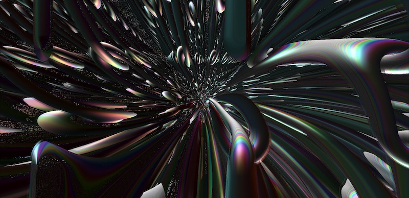 Raymarching Metallic Chains